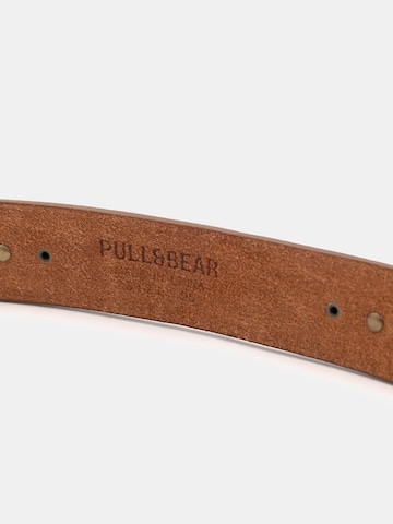 Pull&Bear Pasek w kolorze brązowy