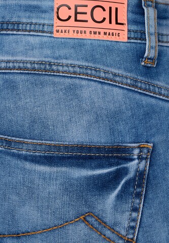 CECIL Slimfit Jeans 'Scarlett' in Blauw