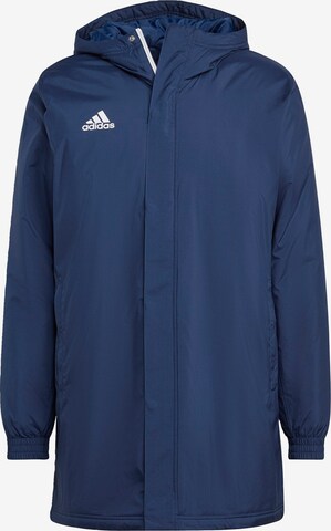 ADIDAS SPORTSWEAR Athletic Jacket 'Entrada 22' in Blue: front