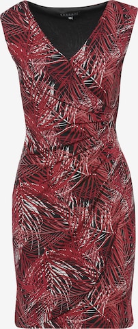 KOROSHI Kokteilové šaty - Červená: predná strana