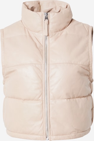 Gilet Gipsy en beige : devant