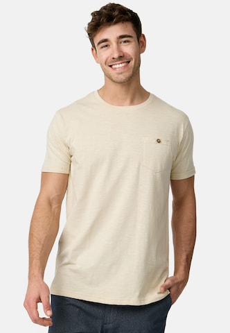 INDICODE JEANS T-Shirt ' Jon ' in Beige: predná strana