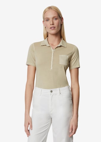 T-shirt Marc O'Polo en beige : devant