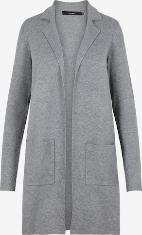 VERO MODA Knit Cardigan 'Tasty' in Grey: front