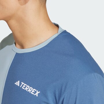 ADIDAS TERREX Performance Shirt 'Multi' in Blue