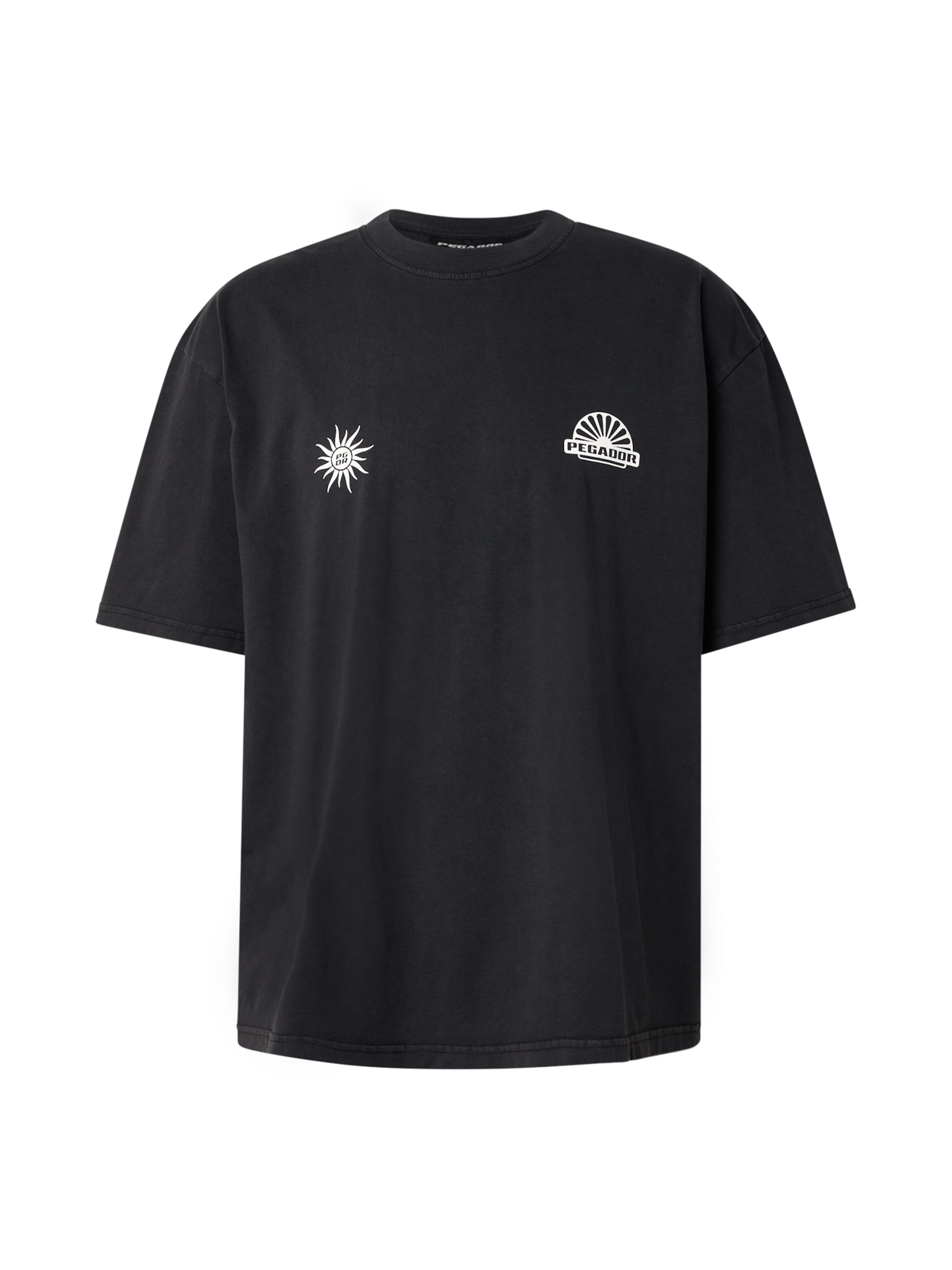 Pegador Koszulka 'Sanus' w kolorze czarny: przód