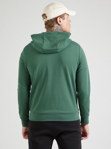 Hackett London Sweatjacke 'ESSENTIAL' in Grün: Rückseite