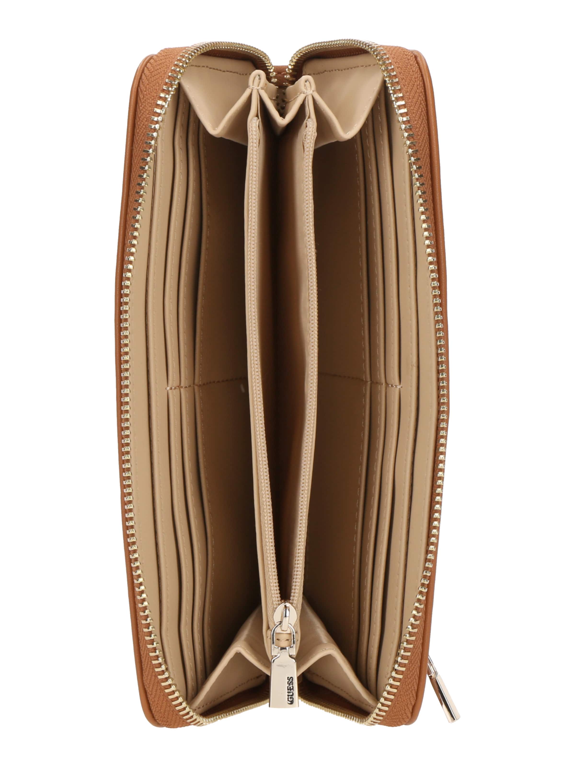 Porte-monnaies 'TALENT SLG LARGE ZIP AROUND' GUESS en marron