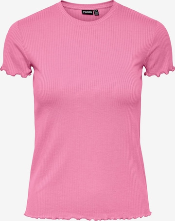 PIECES Тениска 'NICCA' в розово: отпред