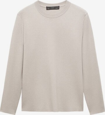 MANGO MAN Sweater in Beige: front