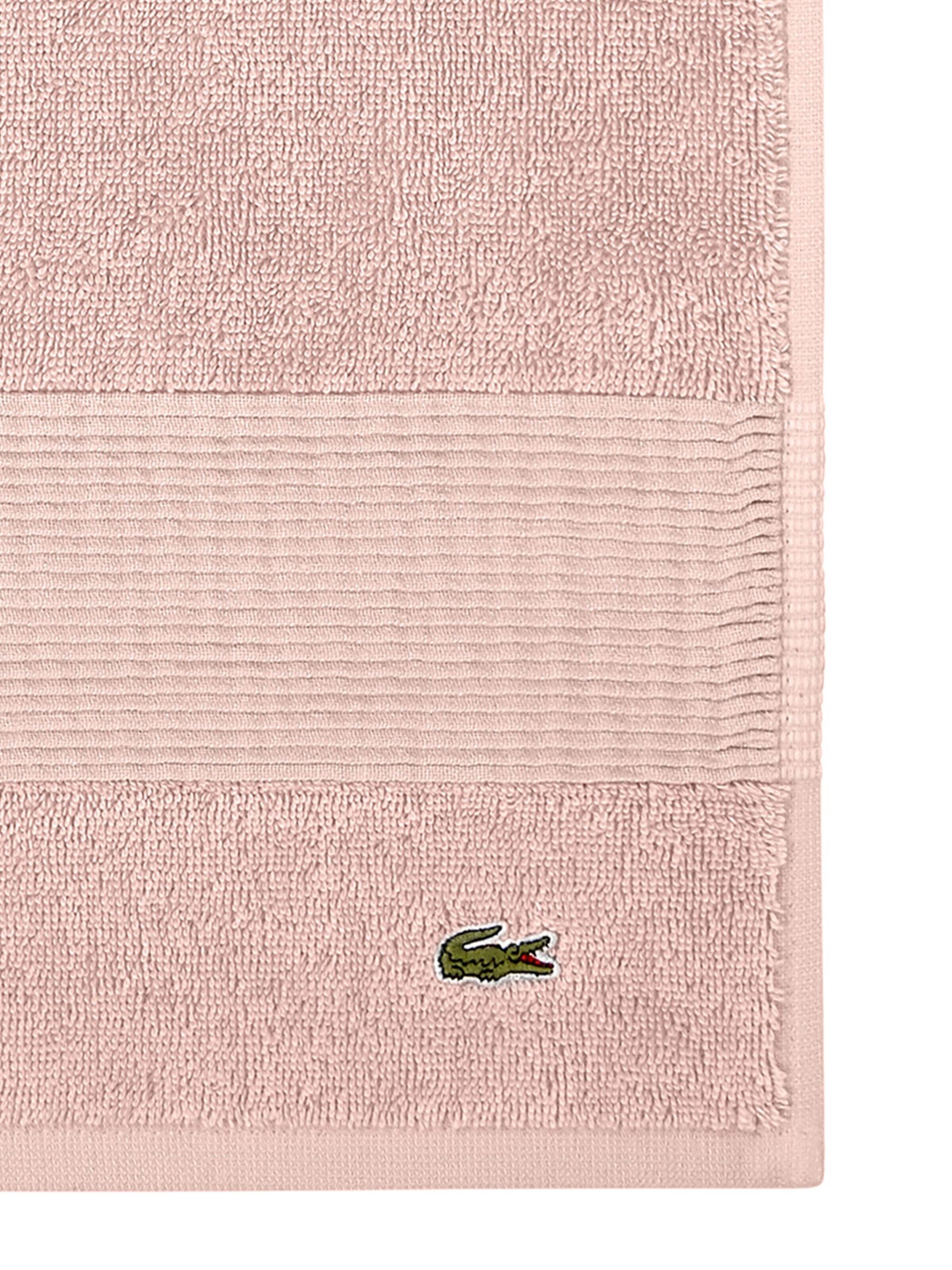 LACOSTE Handtuch 'LLECROCO'‌ in Pink