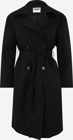 Noisy May Petite Between-Seasons Coat 'MANYA' in Black: front