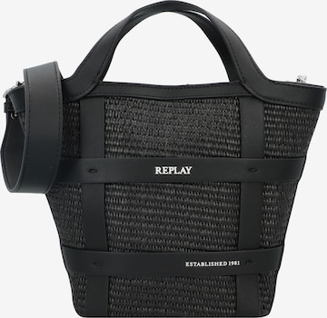 Borsa a mano di REPLAY in nero: frontale