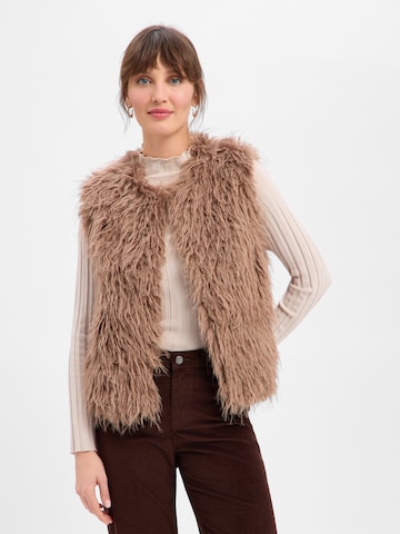 Gilet 'Wondra' OPUS en beige : devant