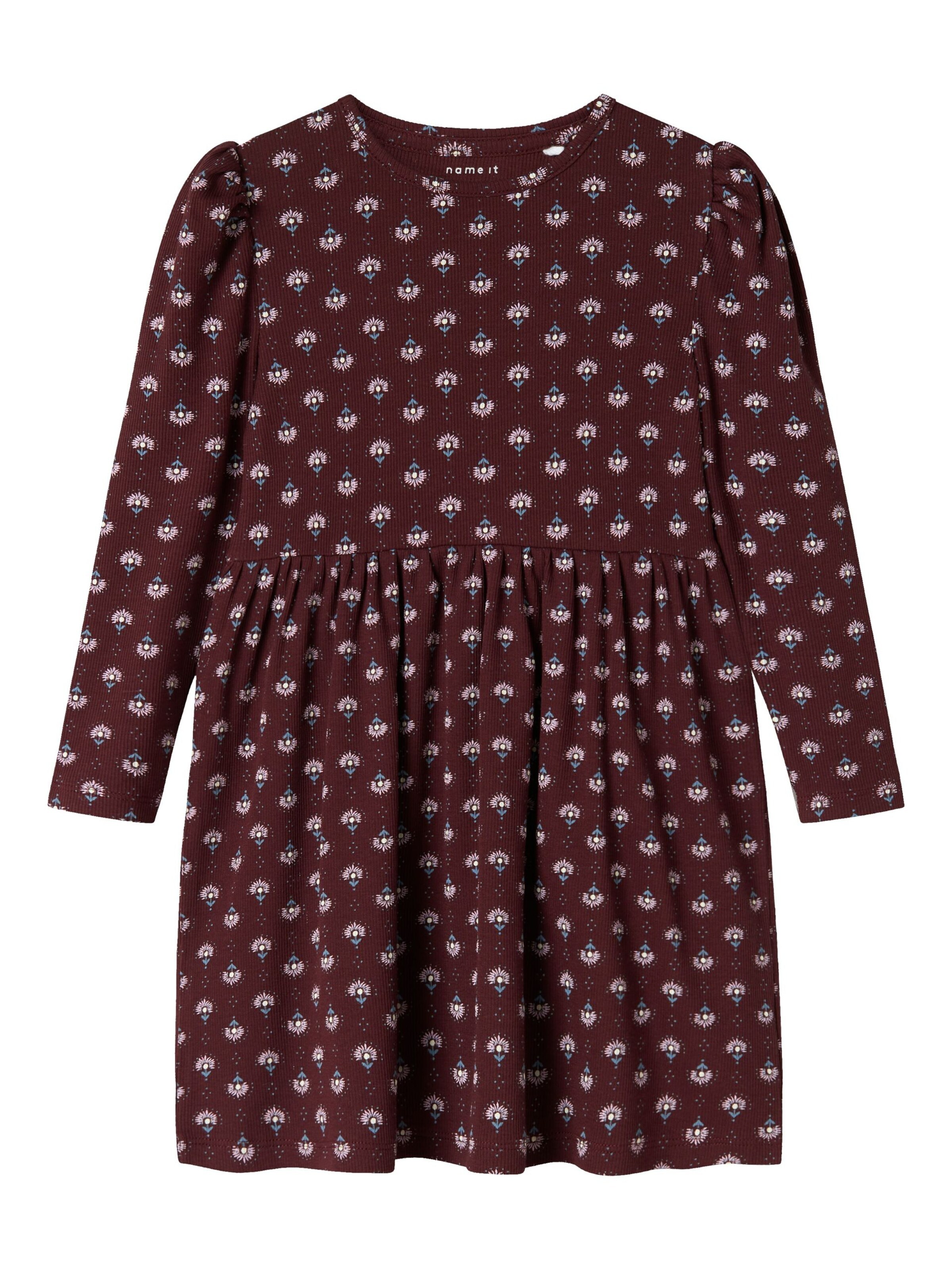 NAME IT Dress 'NMFONINE' in Brown: front