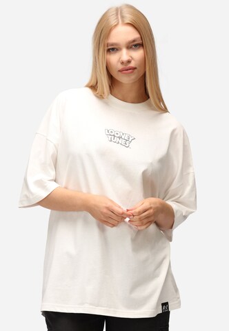 Recovered T-Shirt 'Looney Tunes' in Beige: Vorderseite