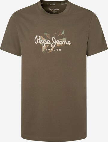 Pepe Jeans T-Shirt 'Count' in Grün: predná strana