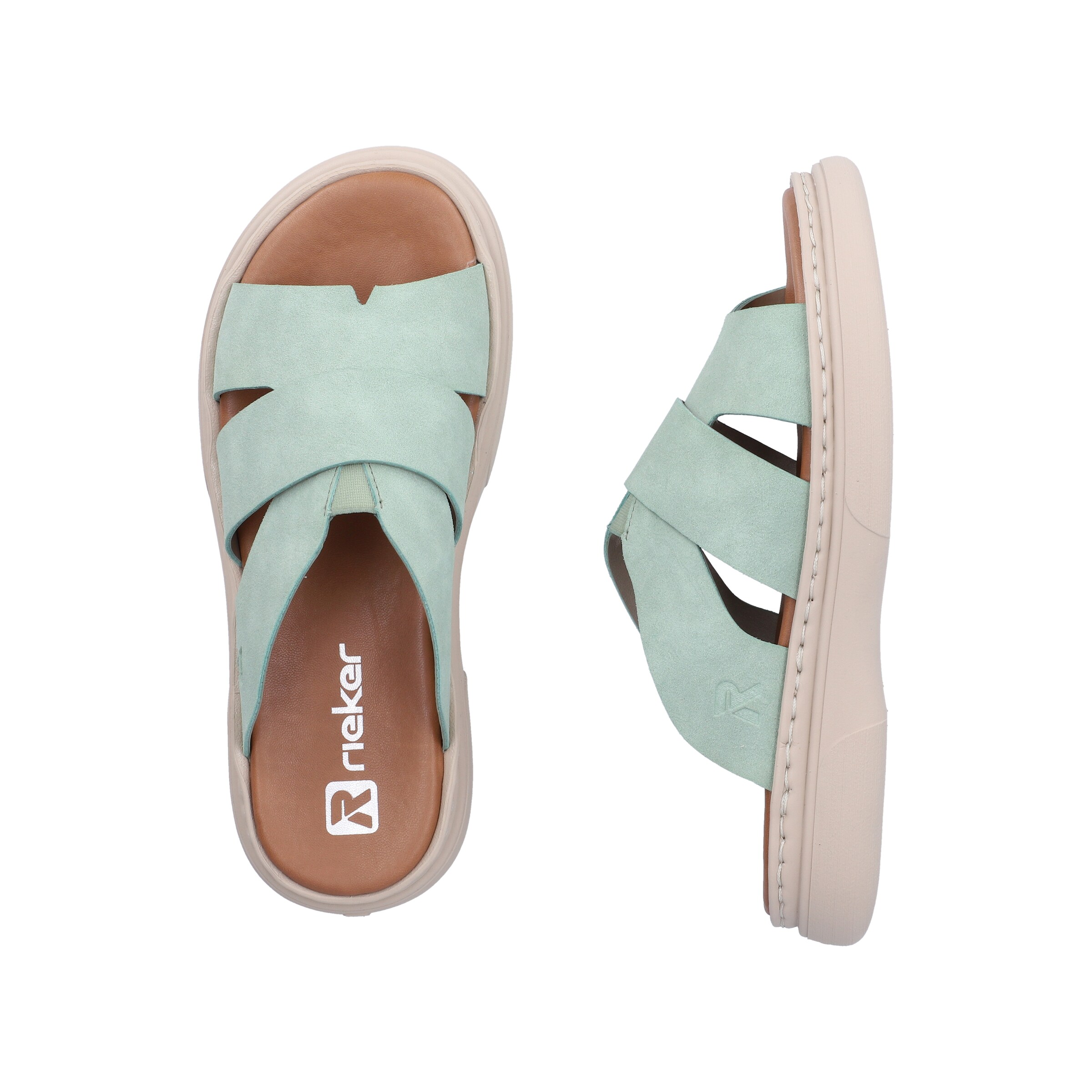 Mule ' V3089 ' Rieker en vert