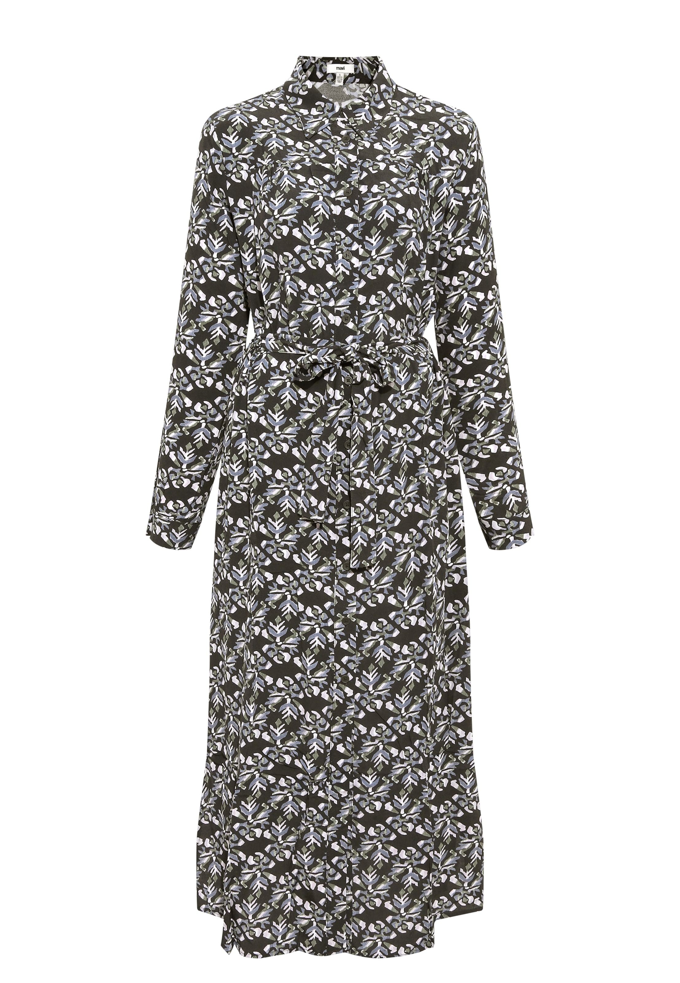 Mavi Kleid in Schwarz: Vorderseite