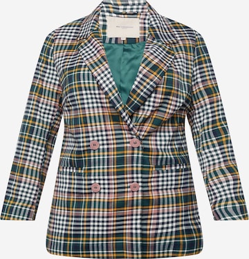 ONLY Carmakoma - Blazer 'DITA' em verde: frente