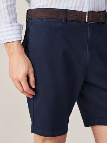 Next Regularen Chino hlače | modra barva