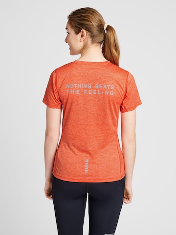 Newline T-Shirt in Orange