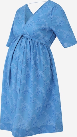 MAMALICIOUS فستان 'LANDIE' بلون أزرق: الأمام