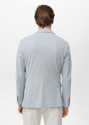 MANGO MAN Slim fit Suit Jacket 'Verner' in Blue