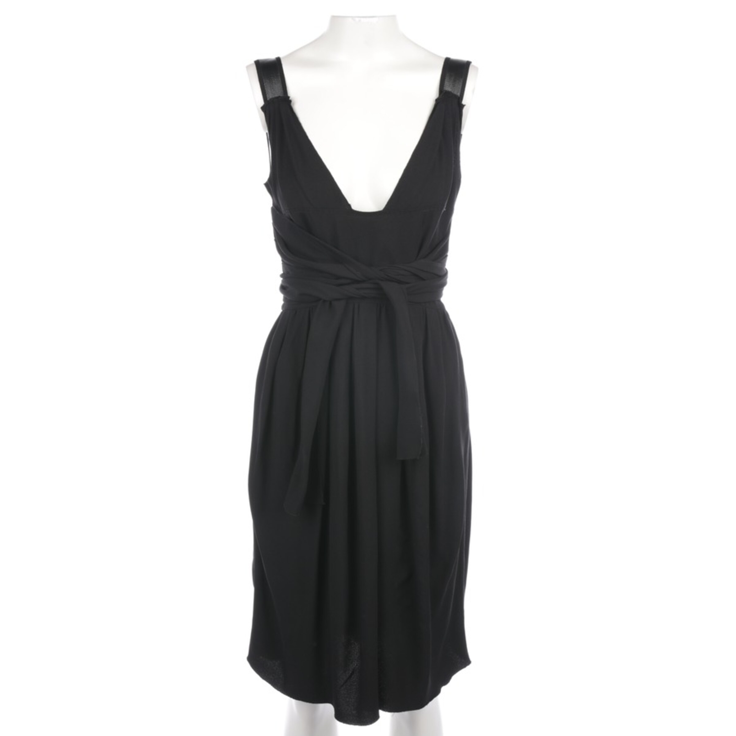 PRADA Kleid XXS in Schwarz: Vorderseite