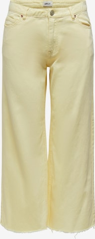ONLY Zvonové kalhoty Džíny 'SONNY' – žlutá: přední strana