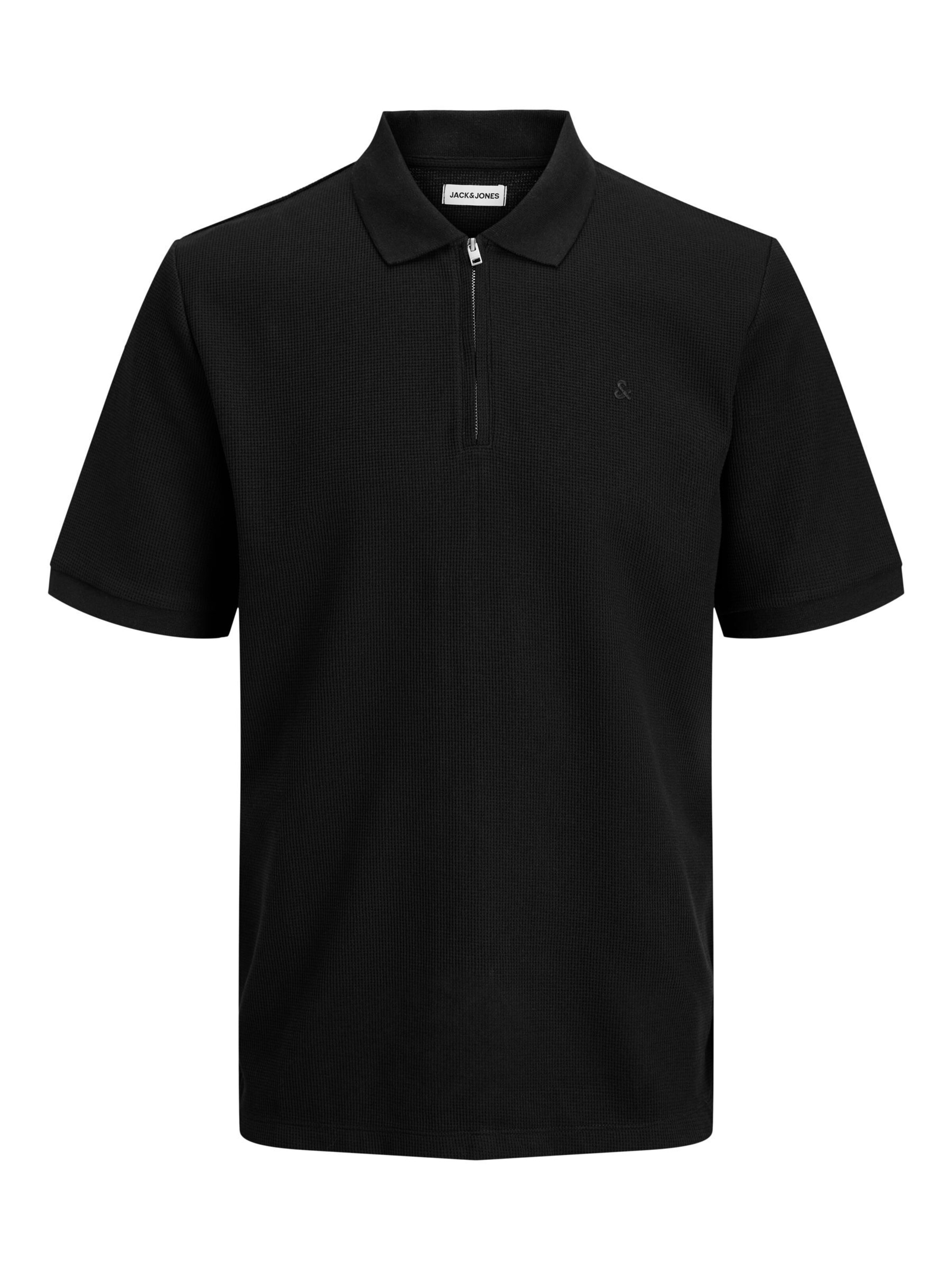 Jack & Jones Plus Shirt 'JJEAustin' in Black: front