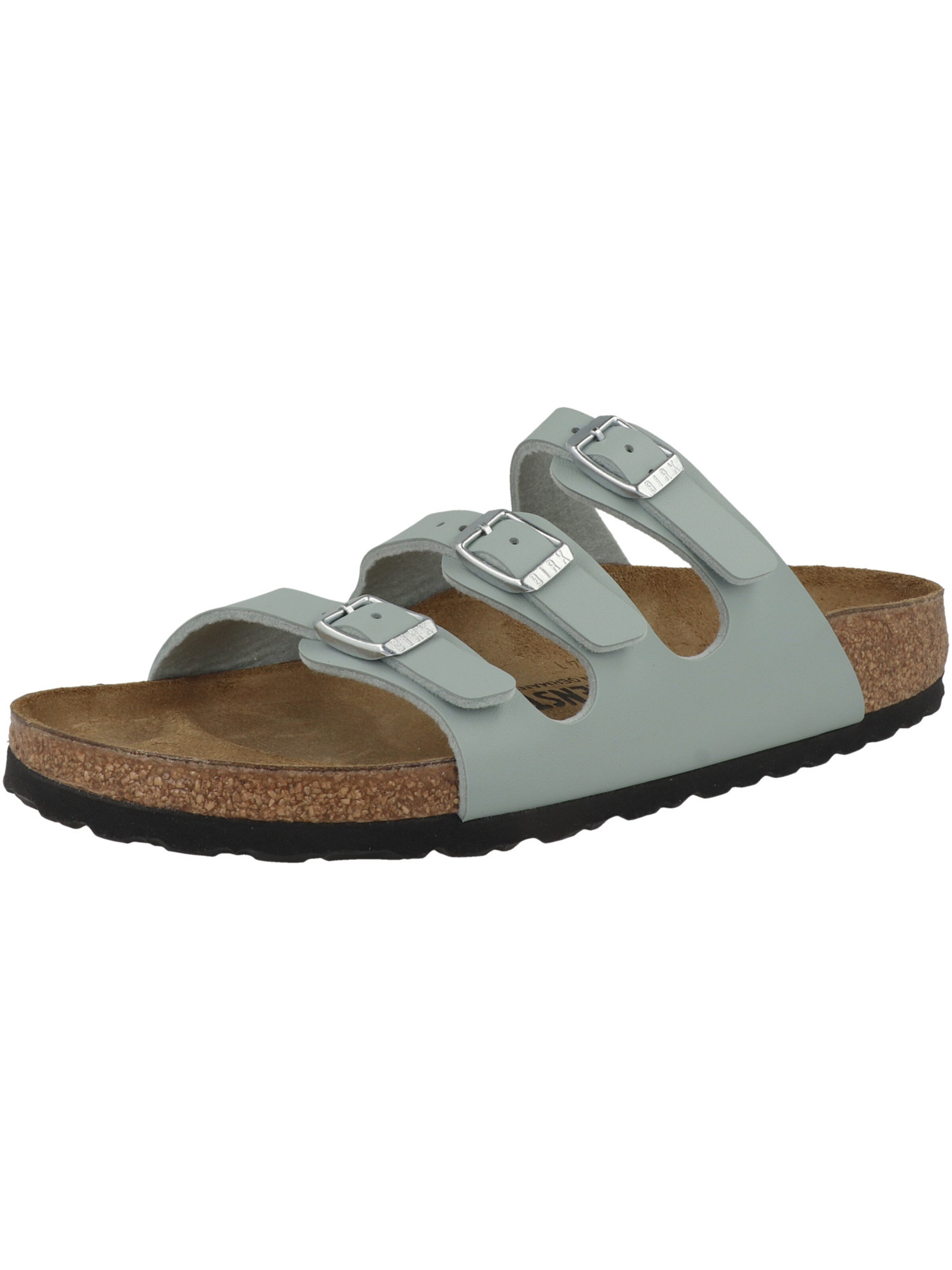 BIRKENSTOCK Muiltjes 'Florida' in de kleur Lichtblauw, Productweergave