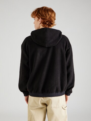 LEVI'S ® Sweatjacke 'Pop Hooded Sherpa' in Schwarz