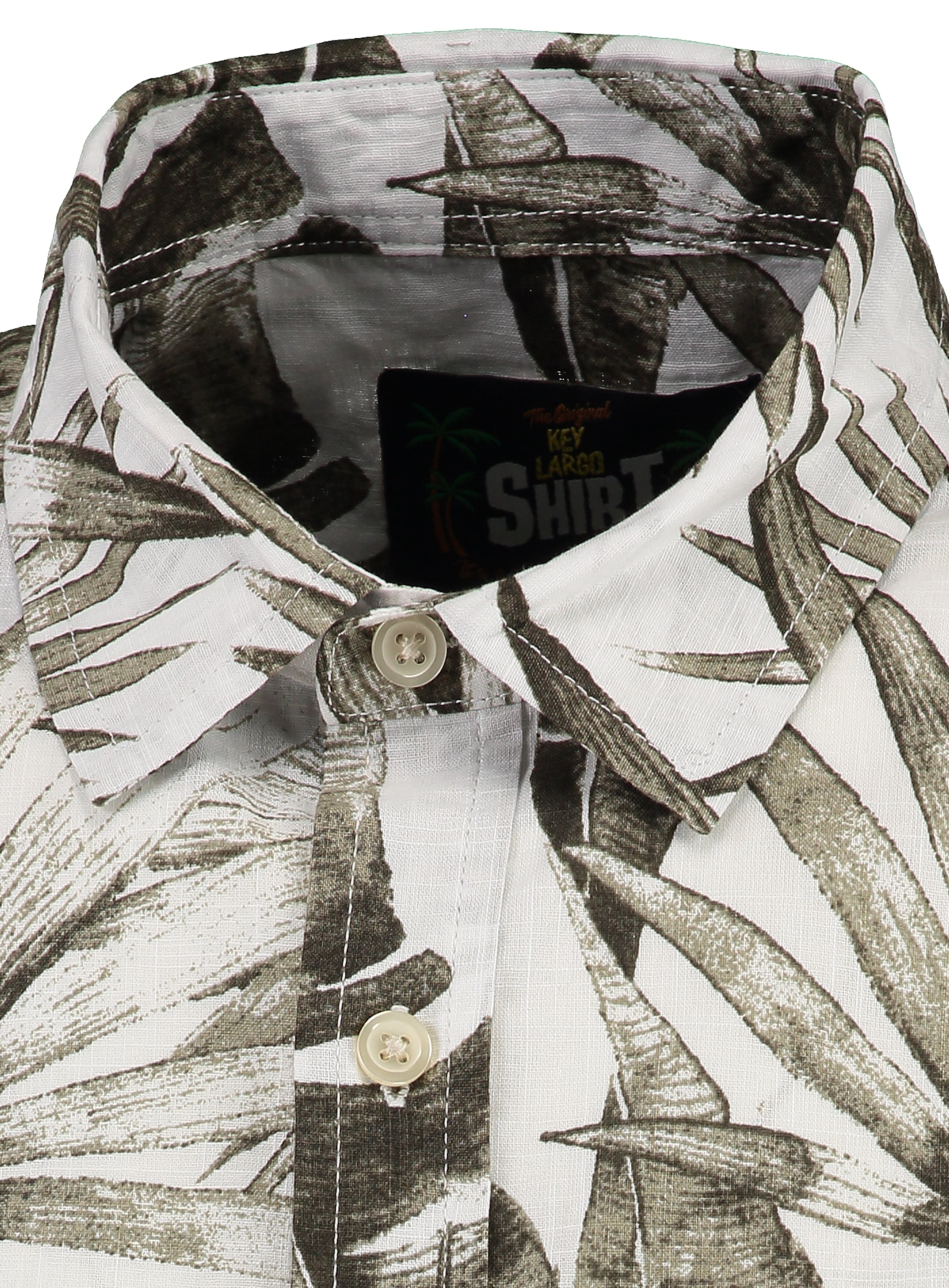 Key Largo Regular fit Button Up Shirt in Green