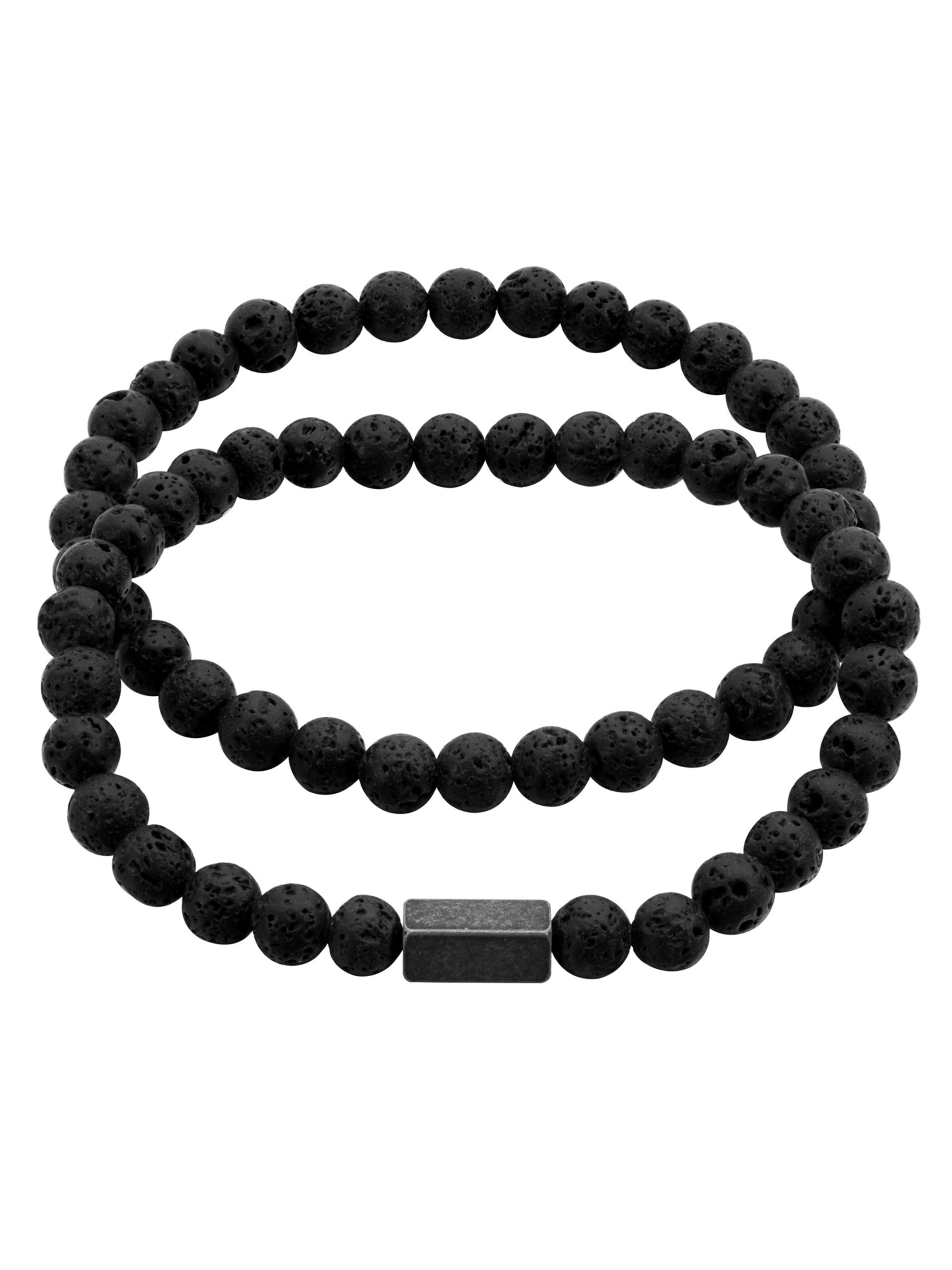 True Rebels - Pulsera en negro: frente
