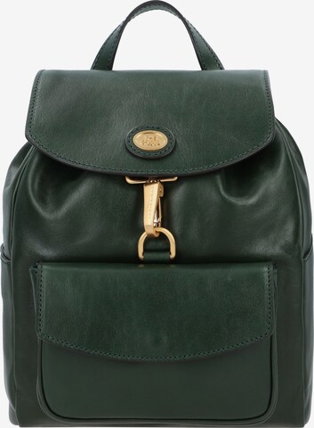 The Bridge Backpack in Green: front