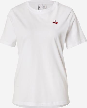 PIECES Tričko 'PCRIA' – bílá: přední strana