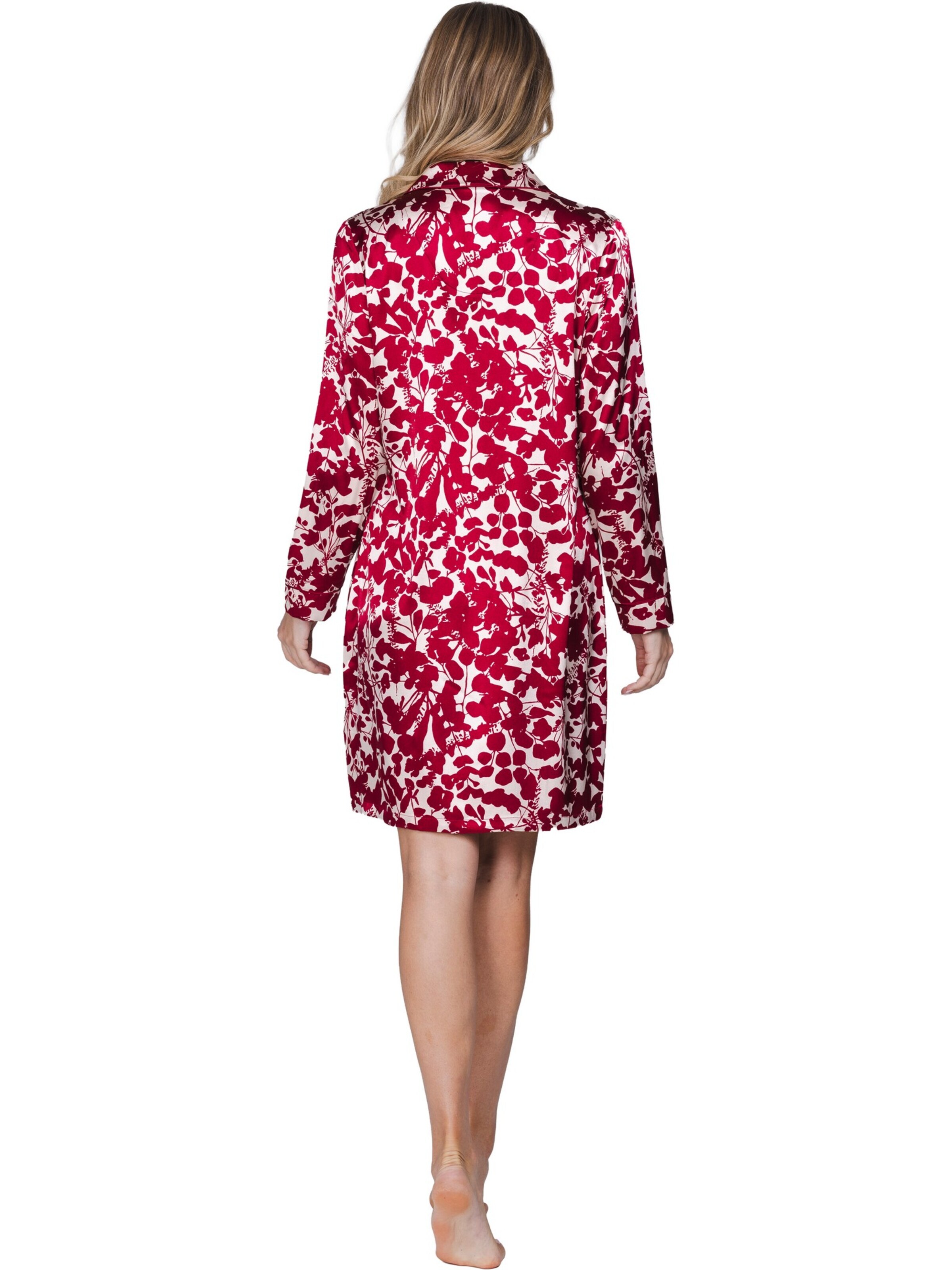 Pastunette Nachthemd 'Premium - Scarlet Bloom'‌‌‌‌‌‌‌‌ in Rot