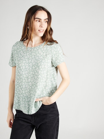 VERO MODA Bluse 'EASY JOY' i grøn: forside