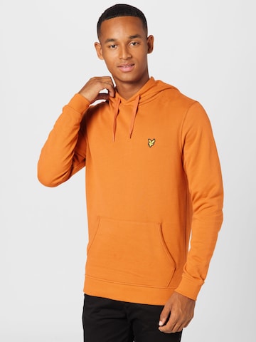 Lyle & Scott Sweatshirt i orange: framsida
