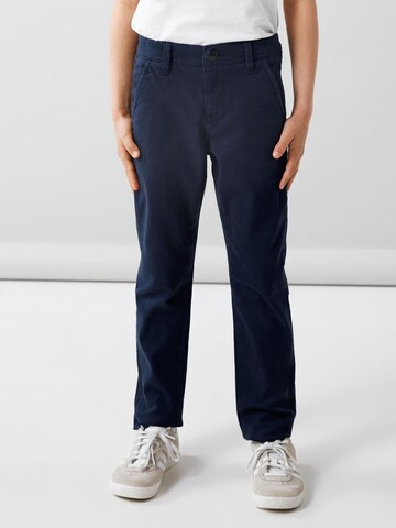 NAME IT Regular Broek 'Silas' in Blauw: voorkant