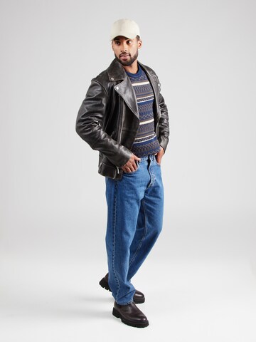 BLEND Trui in Blauw
