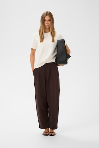 Loosefit Pantalon à pince 'PannieIW' InWear en marron