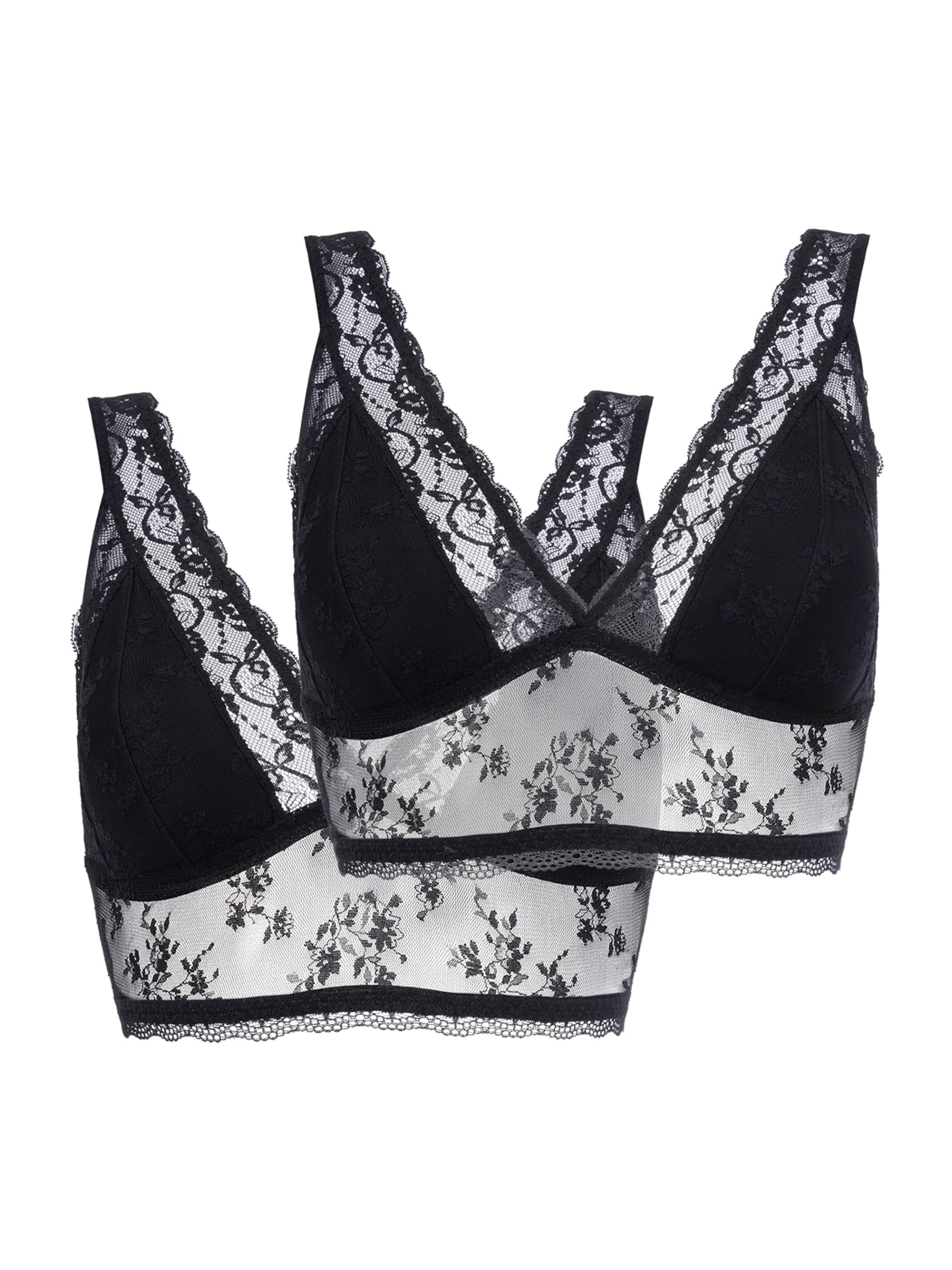 Dorina Бюстие Сутиен в черно: отпред