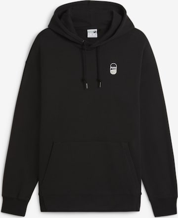 PUMA Sweatshirt 'DOWNTOWN 180' in Zwart: voorkant