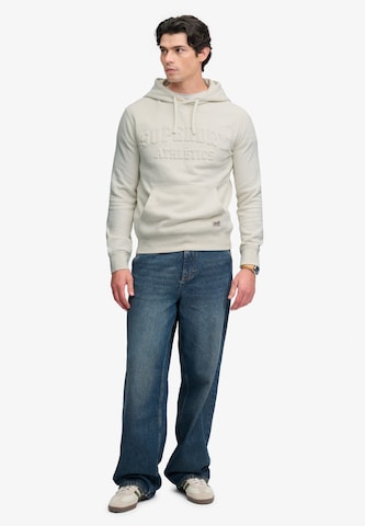 Superdry & CoSweater majica 'ATHLETIC' - bijela boja