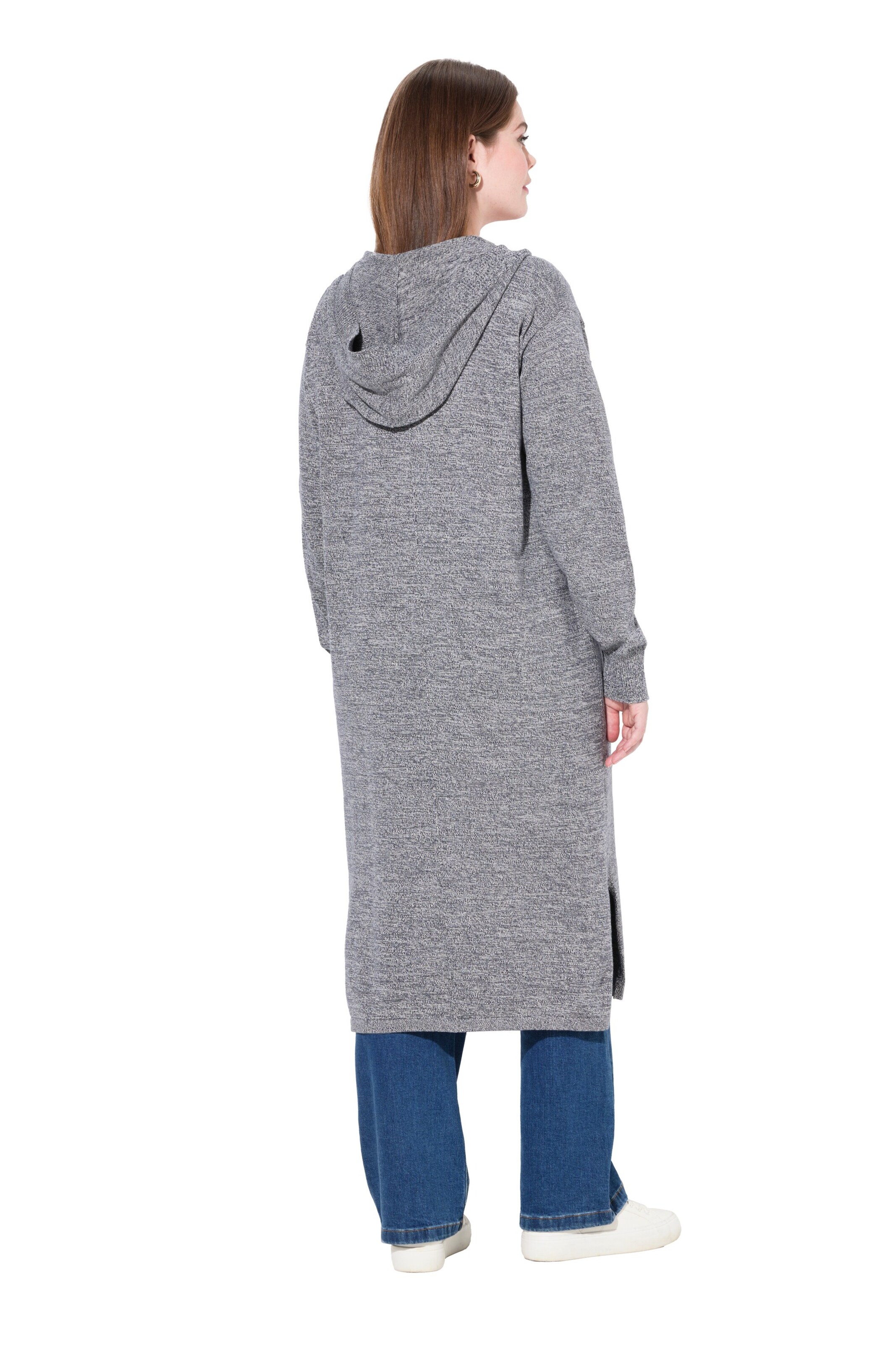 Ulla Popken Knit cardigan in Grey