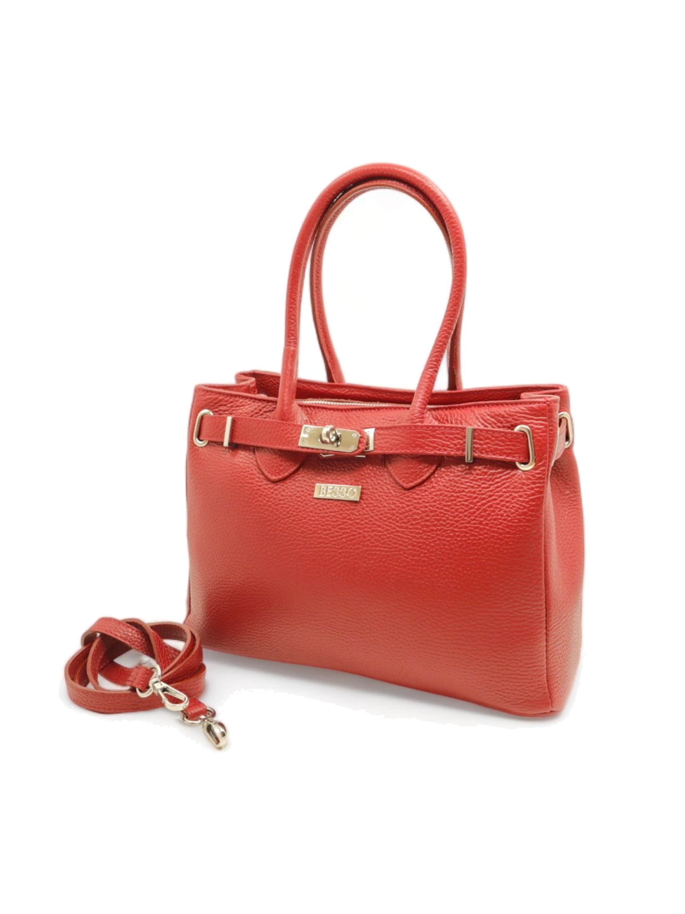 BESSO Handbag in Red: front