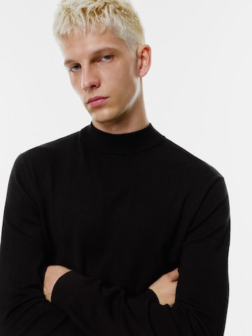 Pull&Bear Pulóver - fekete