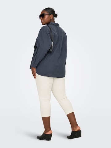 ONLY Carmakoma Blouse 'CARTIZANA' in Blauw